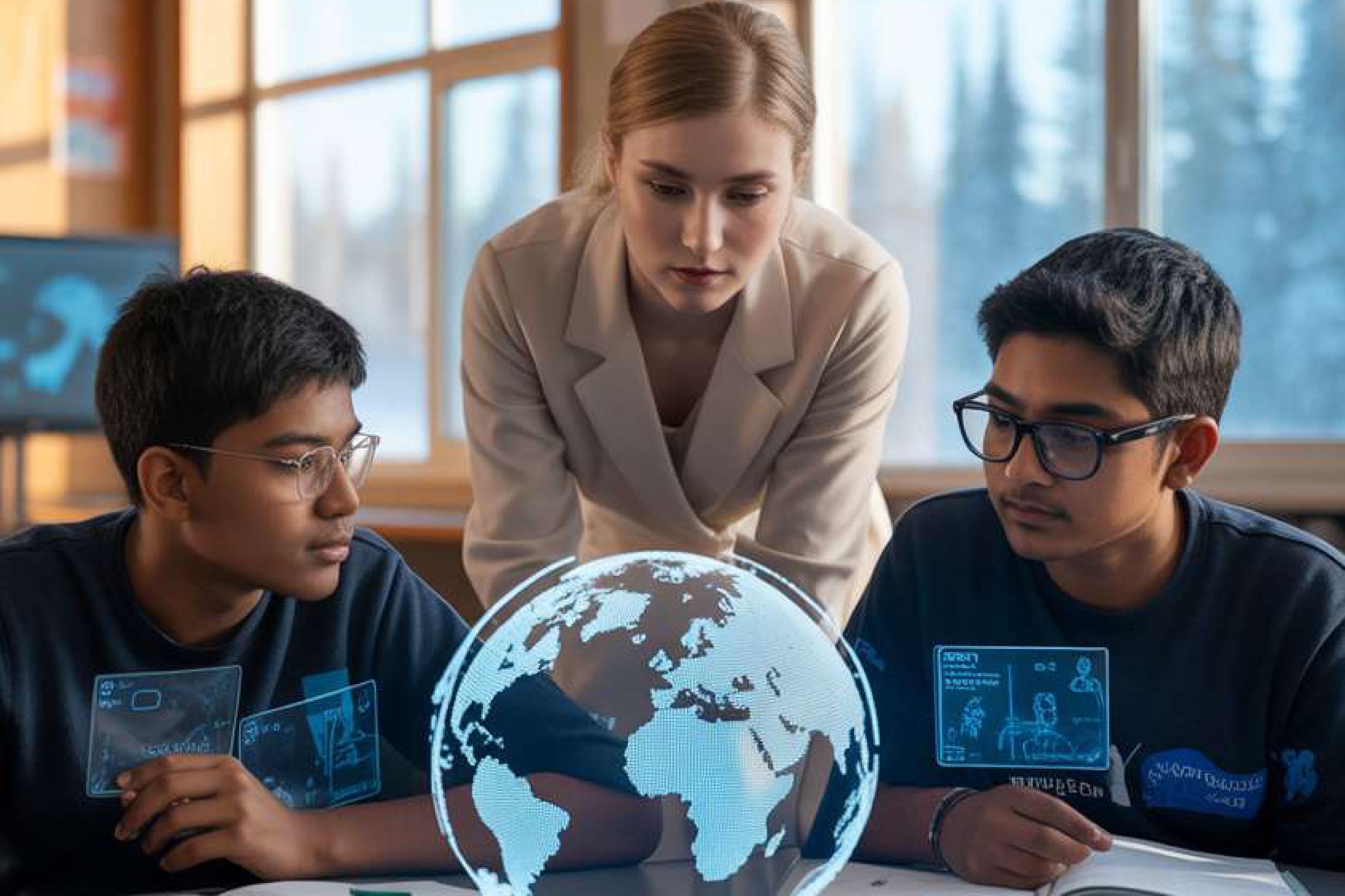Students in an educational experience