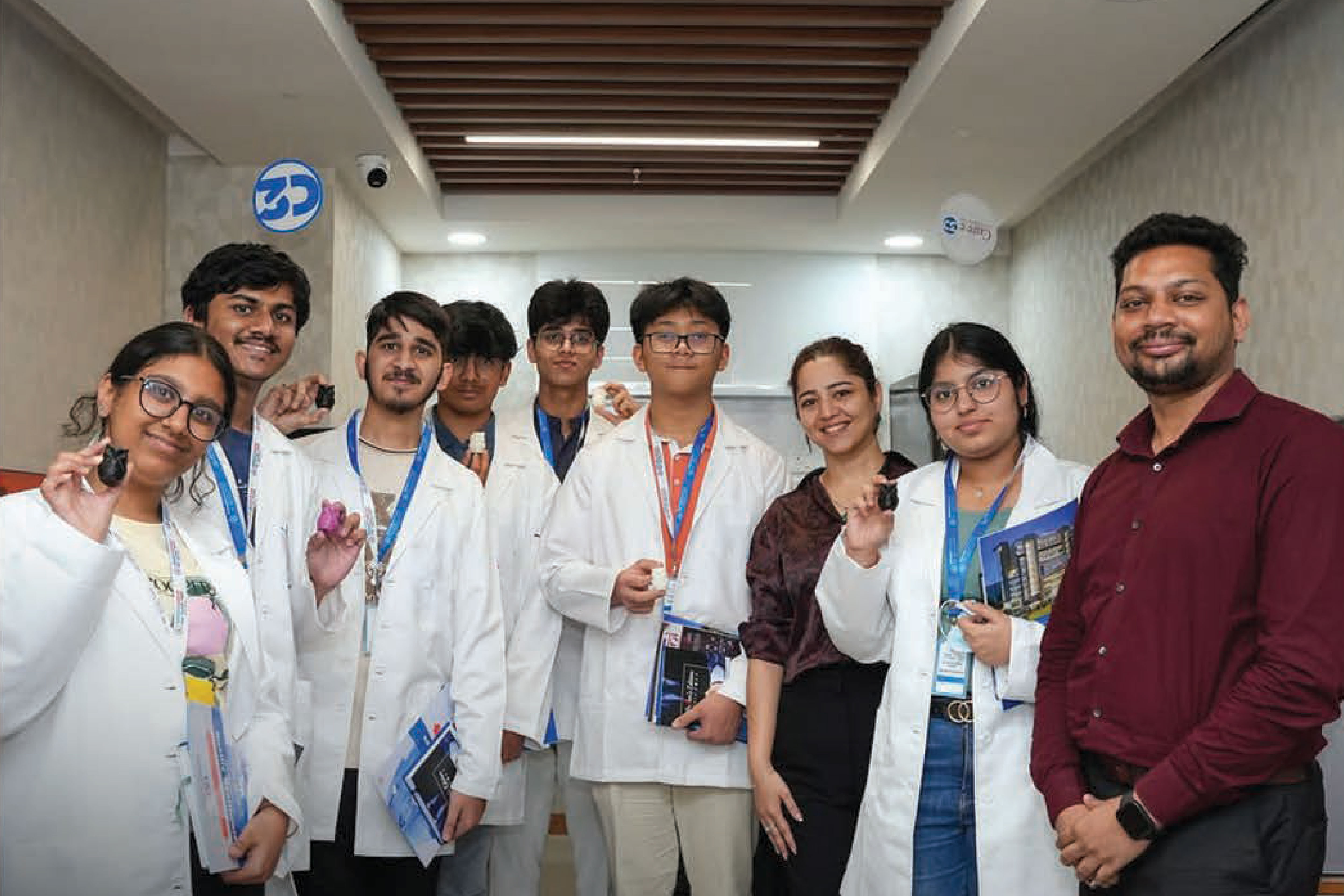 Students exploring careers